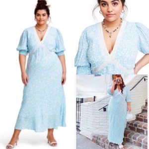 RIXO BLUE DRESS SIZE 16W/18W 20W/22W 24W/26W 28W/30W